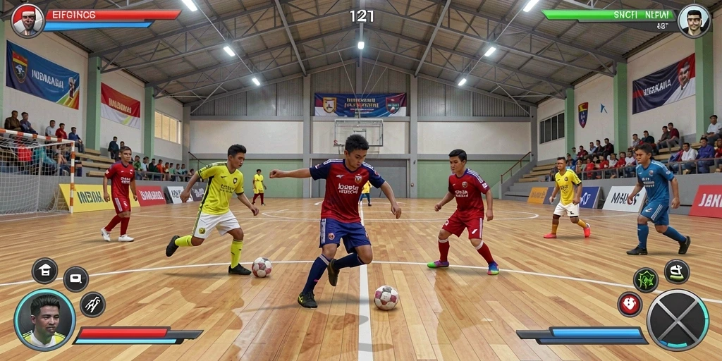 Pemandangan level yang memukau dan detail yang tinggi.