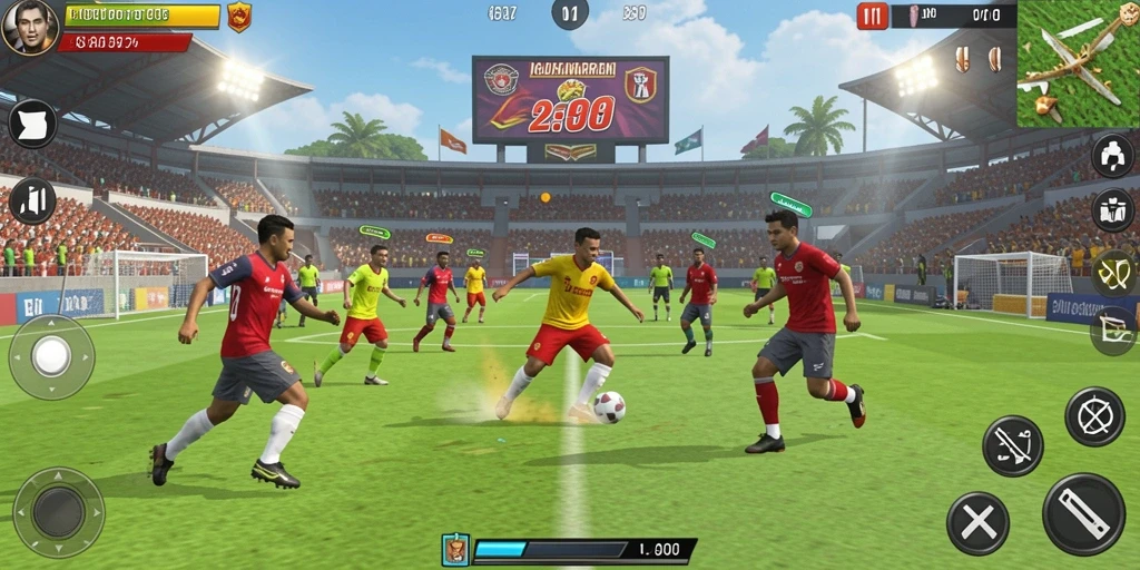 Mode permainan multiplayer yang seru dan kompetitif.