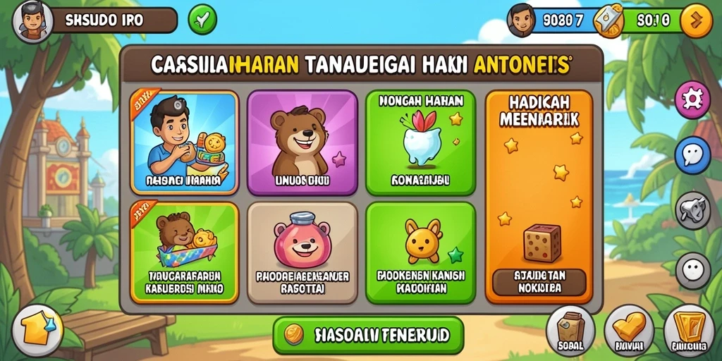 Fitur sosial yang memungkinkan bermain bersama teman.